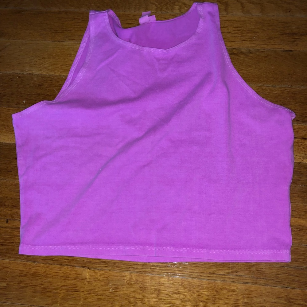 LF neon crop top